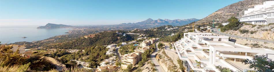 villas to rent with pool altea hills